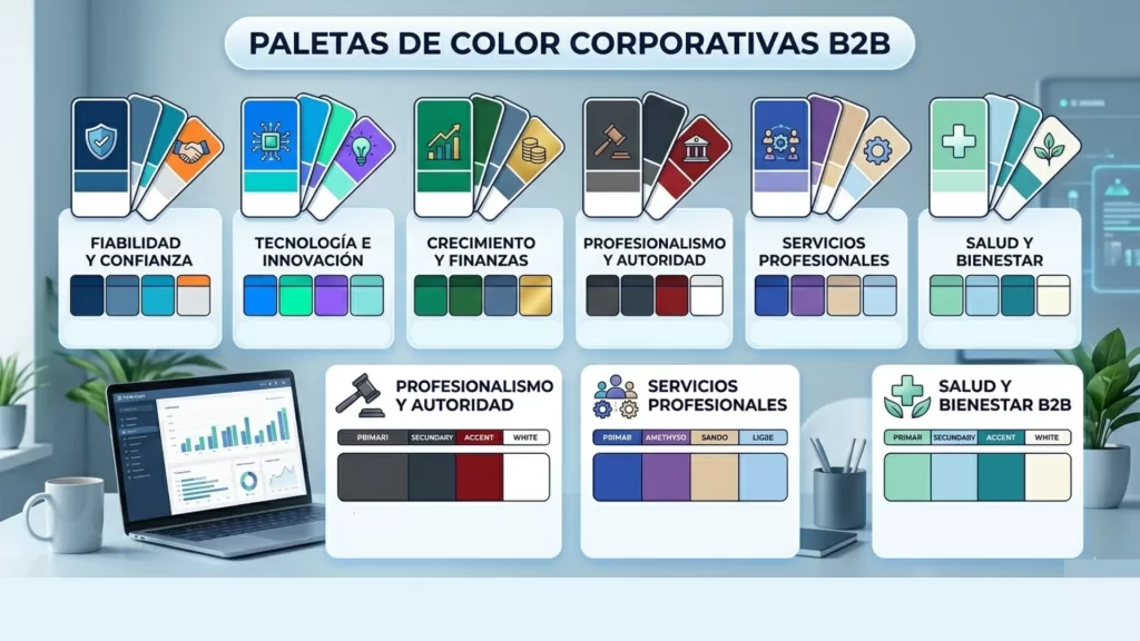 ¿Qué colores debo usar en mi marca para vender a otras empresas?