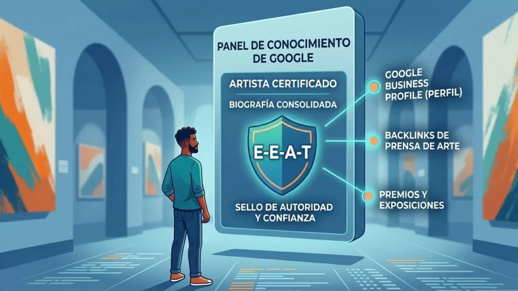 cómo pueden los artistas aparecer en Google